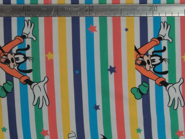 Jersey - Micky Maus & Goofy - Streifen bunt 01